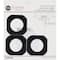 Dritz® Home Matte Black 1.562" Square Curtain Grommets, 8ct.